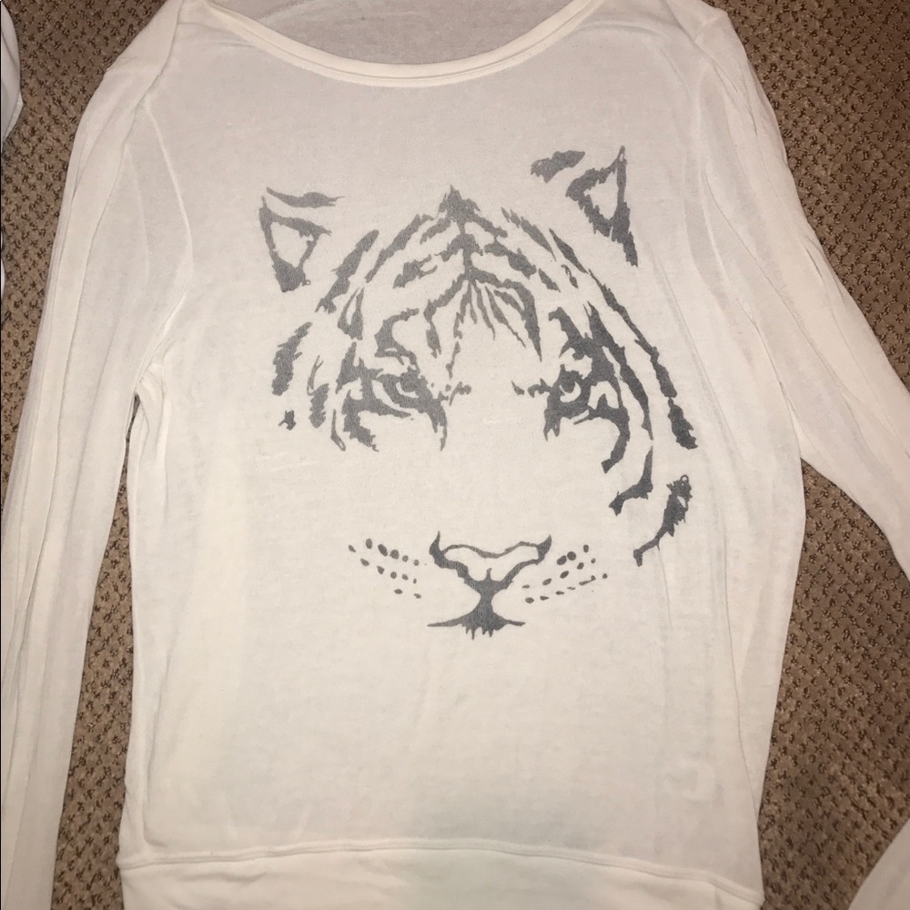 Wildfox White Pullover Sweatshirt